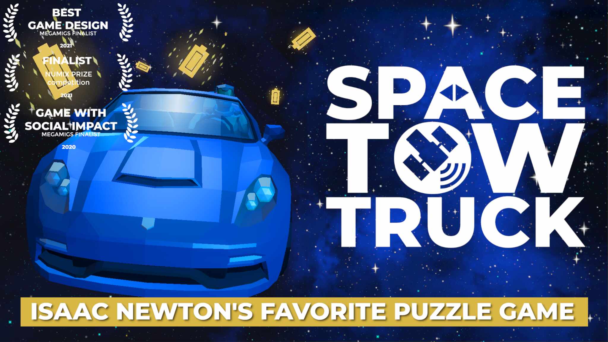 SPACE TOW TRUCK - ISAAC NEWTON's Favorite Puzzle Game