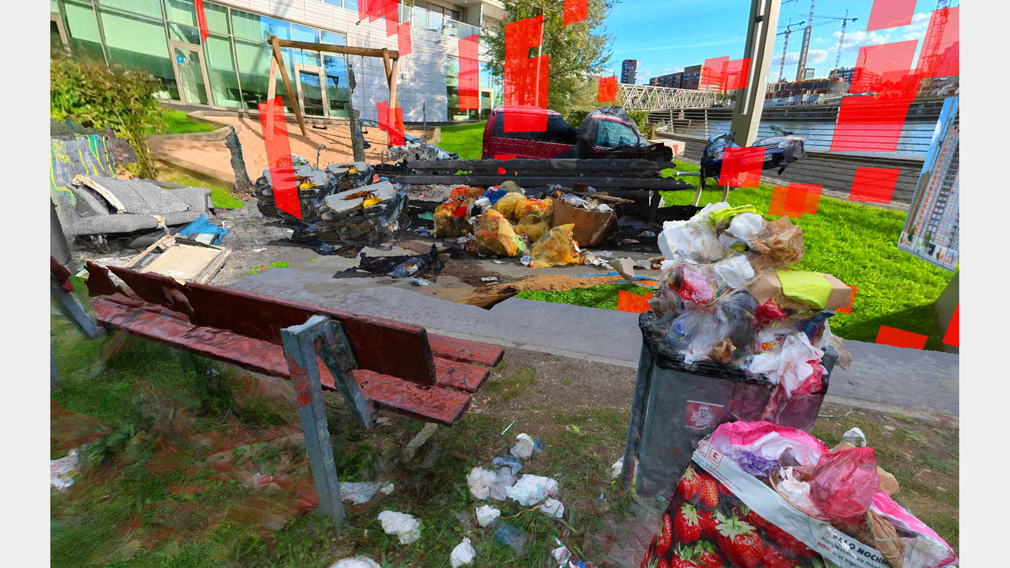 3D City Trash