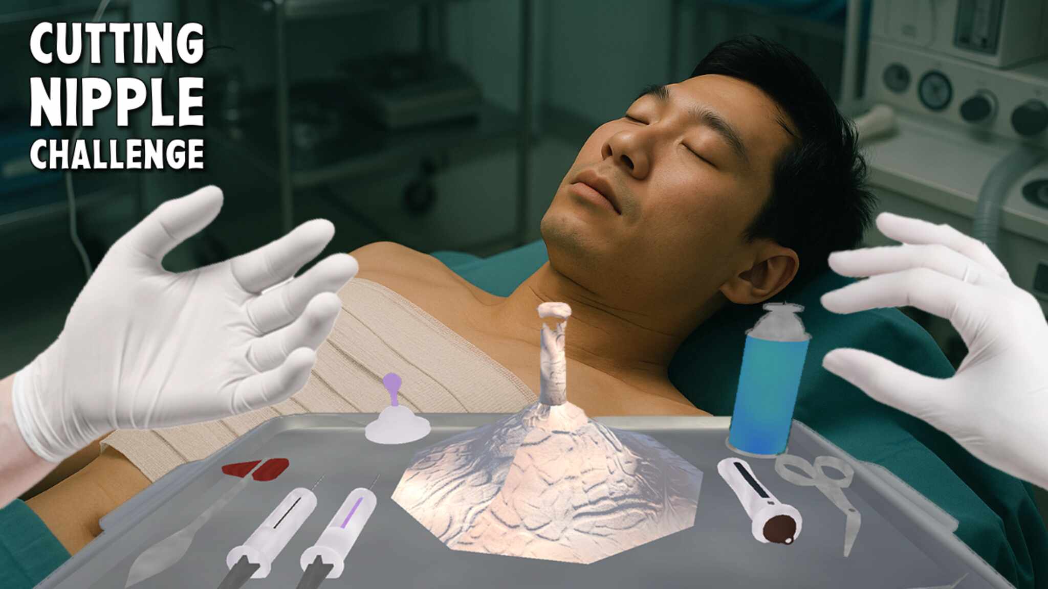 Cutting Nipple Challenge